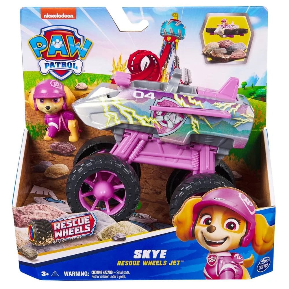 Figura E Veículo Patrulha Canina Rescue Wheels Skye Sunny