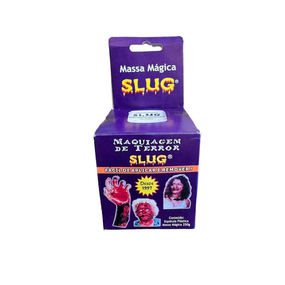 Massa Maquiagem De Terror Efeitos Moldavel Slug 250 Gr