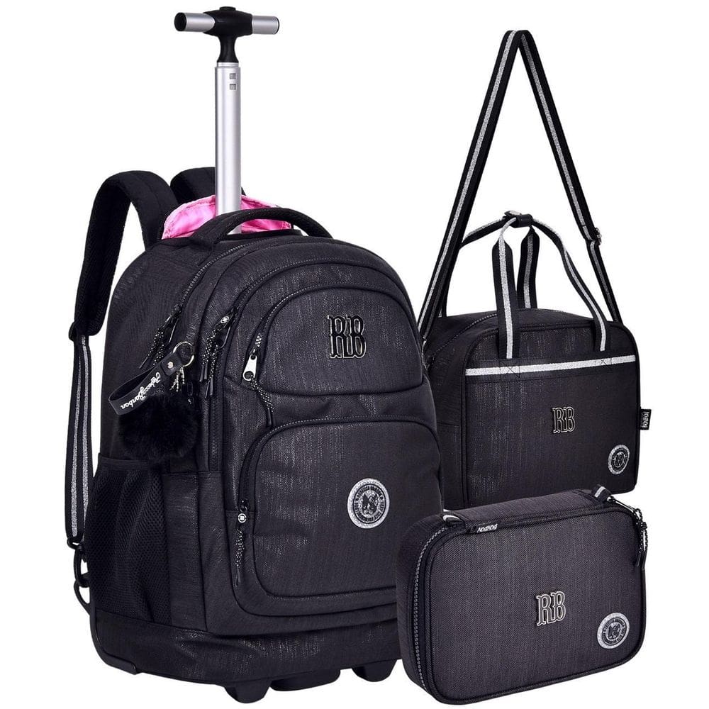 Kit Mochila Estojo E Lancheira Rebecca Bonbon Bolsa Escolar