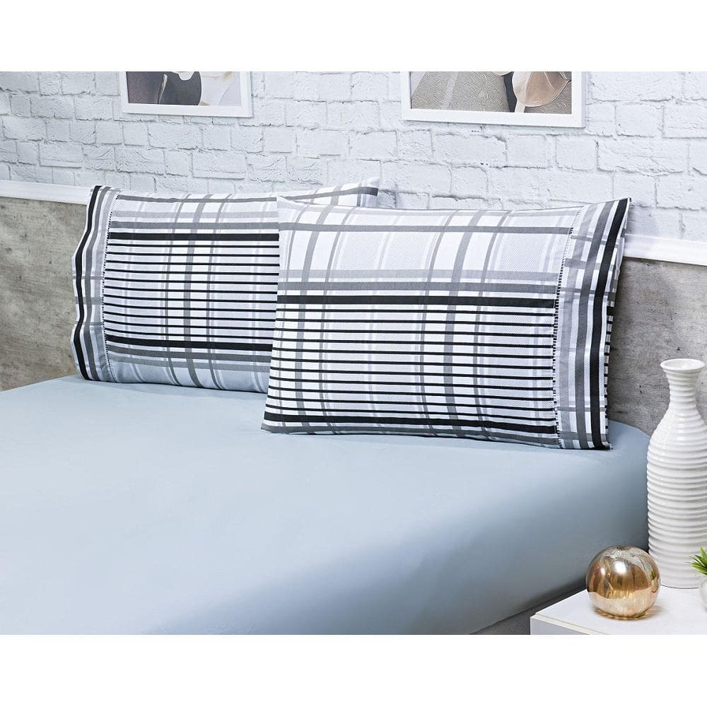 Jogo Lençol Solteiro King 2 Peças 2,03X0,96X25Cm 180 Fios