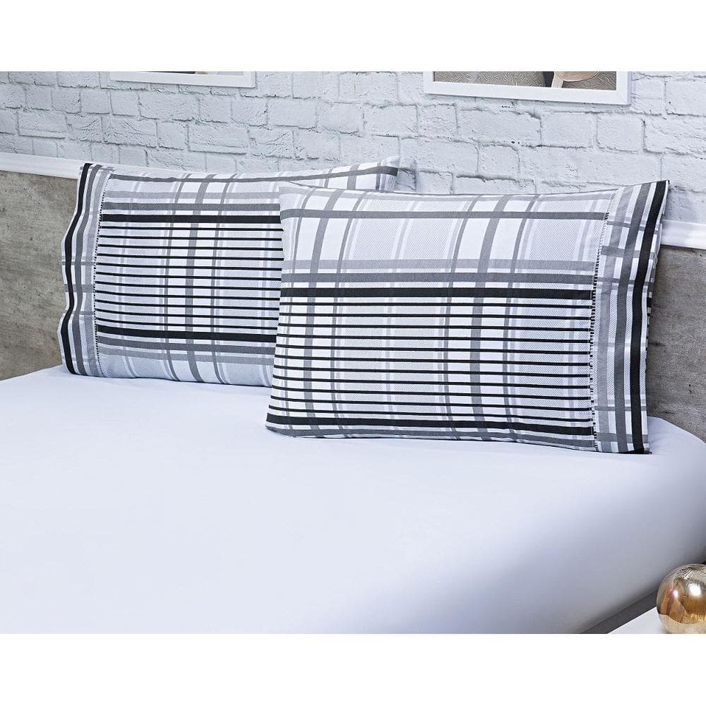 Jogo Lençol Solteiro King 2 Peças 2,10X1,10X30Cm 180 Fios