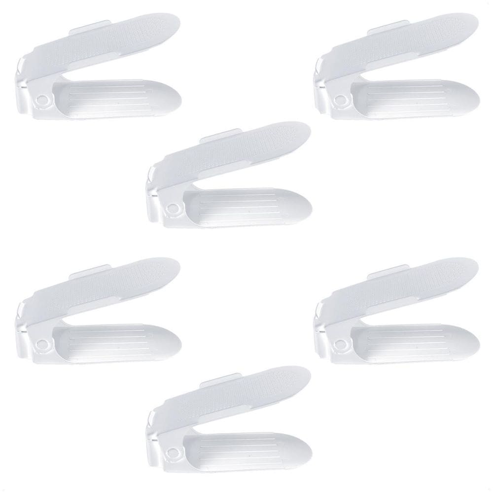 Kit 6 Organizadores Sapatos Reforçado Regulagem Transparente