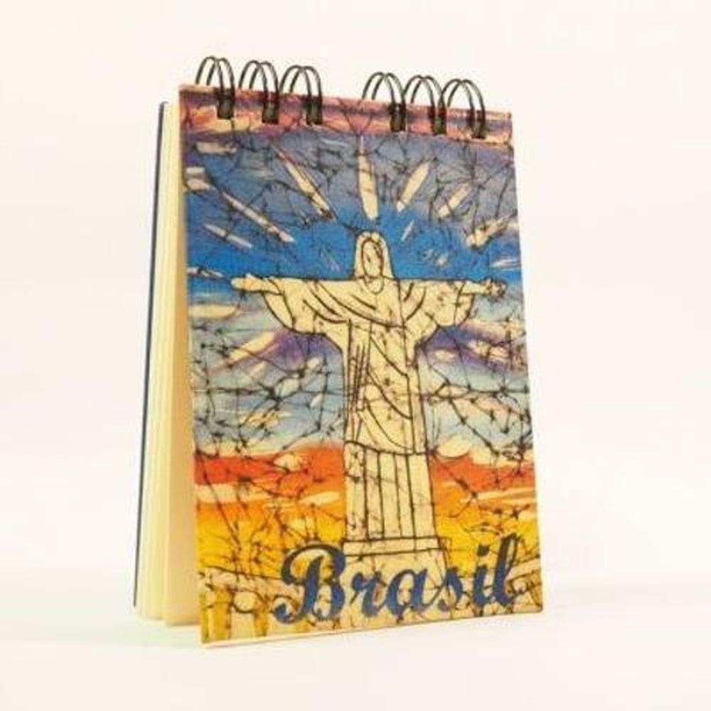 Caderneta Wire-O 10 X 14 Batik Mendes Em Diversas Estampas