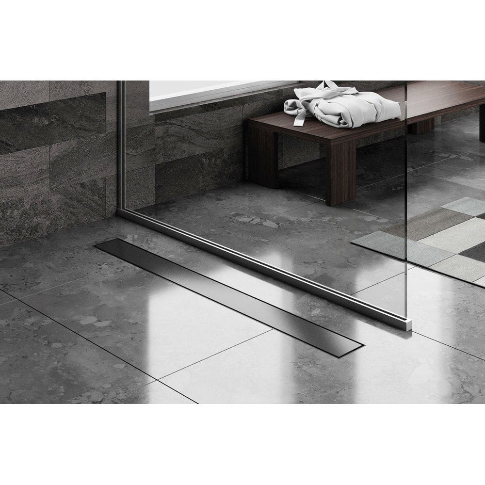 Ralo Linear Grelha Pluvial Branco - 50 X 6,5 X 2,5 Cm