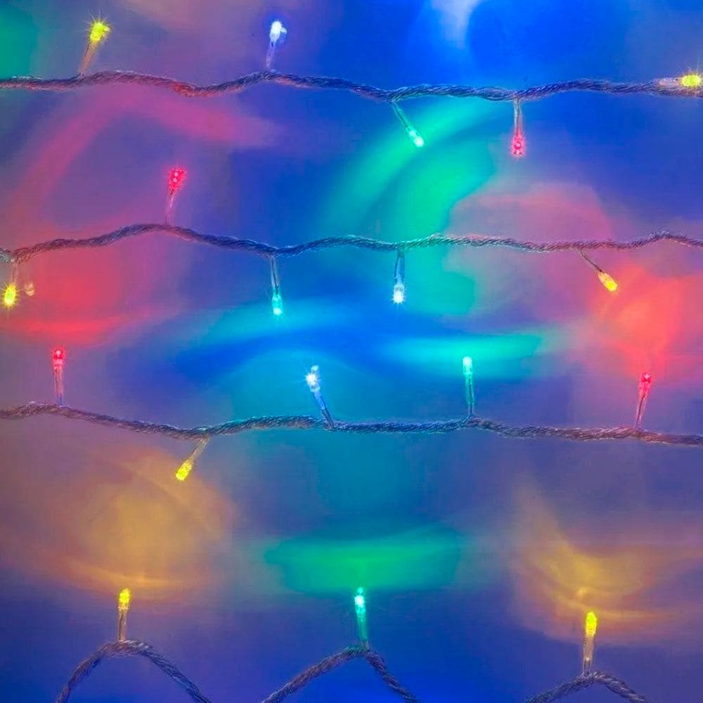 Pisca Cordão De Luz Fio de Luzes Led Colorido 2 Metros