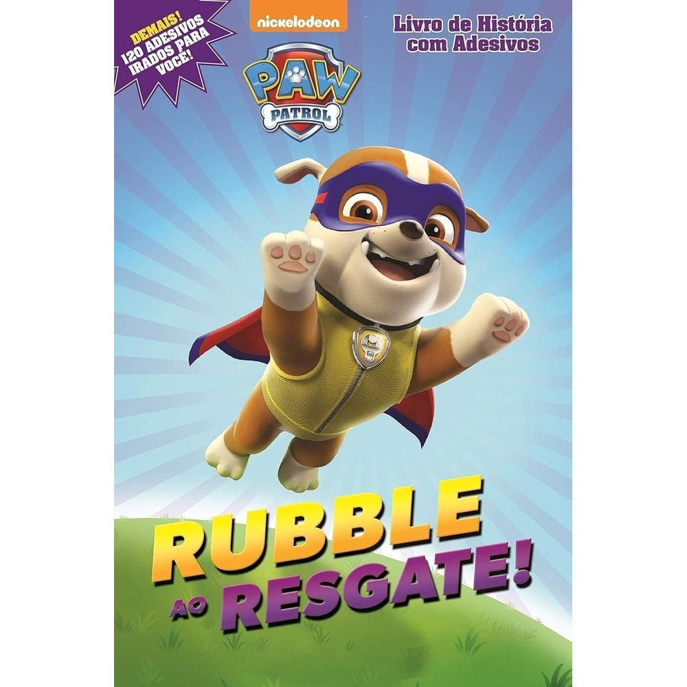 História Com Adesivos - Patrulha Canina: Rubble Ao Resgate