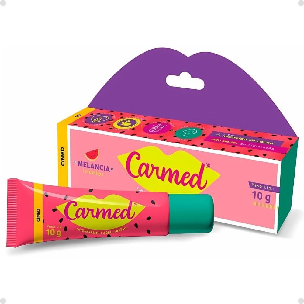 Hidratante Labial Carmed Melancia 10g