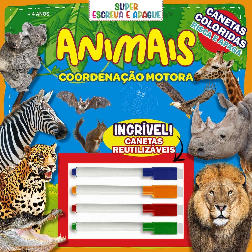Super Escreva e Apague - Animais