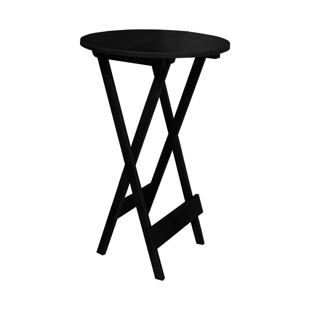 Mesa de Madeira Bistrô Preto