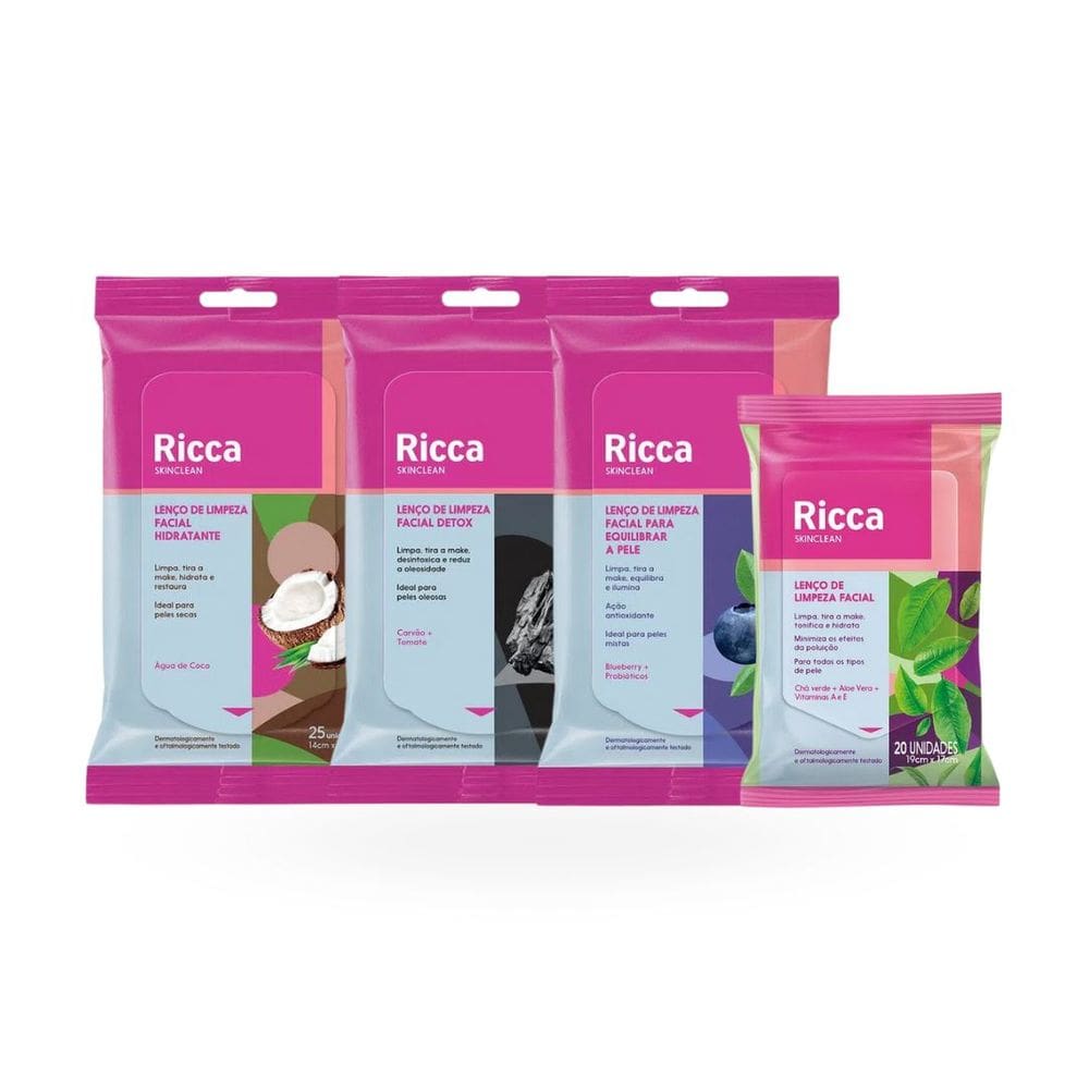 Kit Lenços De Limpeza Ricca