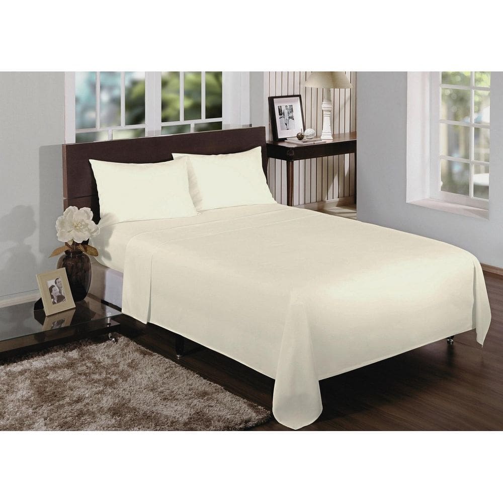 Jogo Lençol Solteiro King 4 Peças 2,03X0,96X25Cm 180 Fios