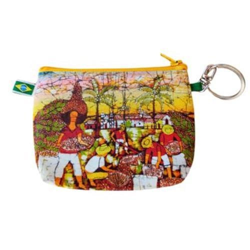 Porta Níquel Em Tecido 12 X 9,5 Cm Batik Mendes Diversas