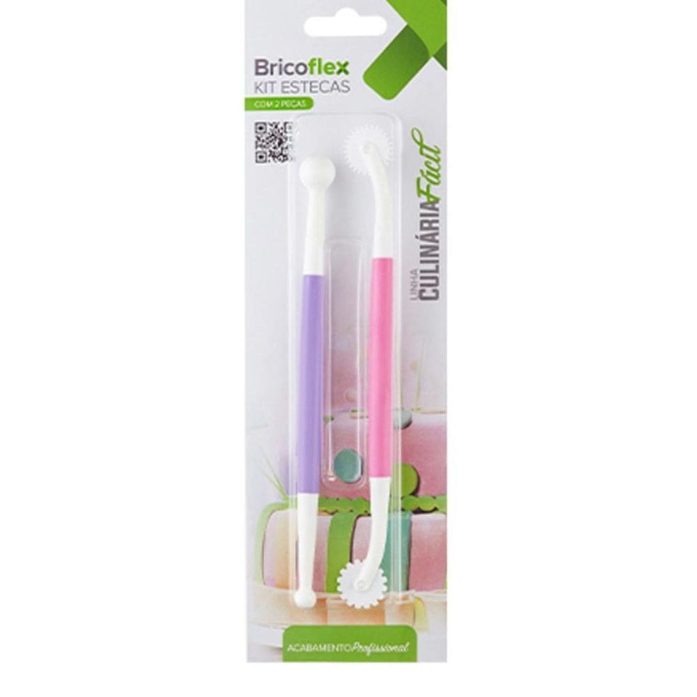 Kit 2 Estecas Culinária De Marcação De Plástico Bricoflex