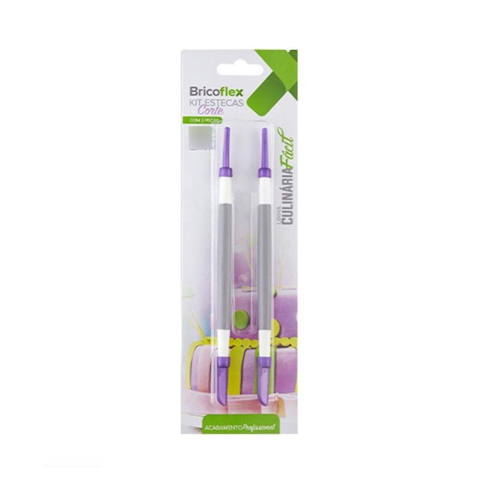 Kit 2 Estecas Culinária De Corte Bricoflex