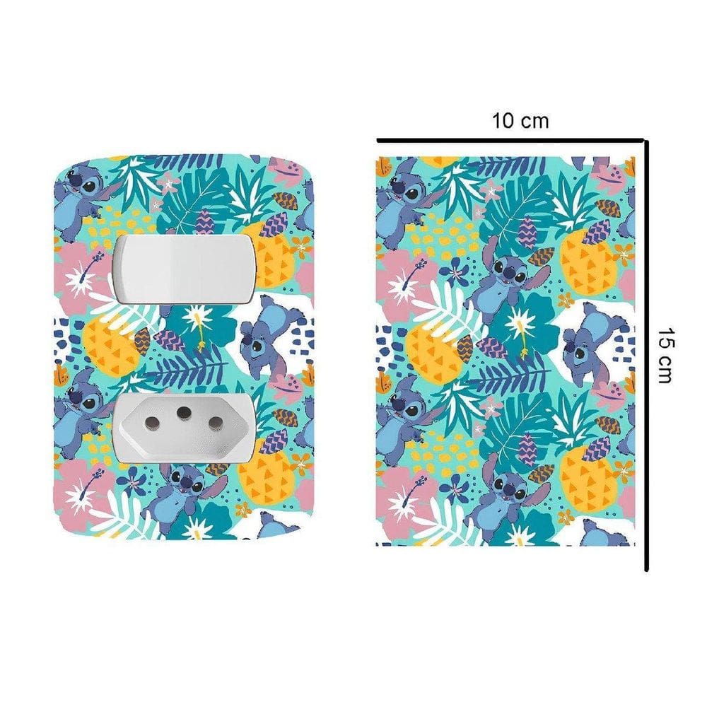 Adesivo Para Interruptor Stitch Mod06