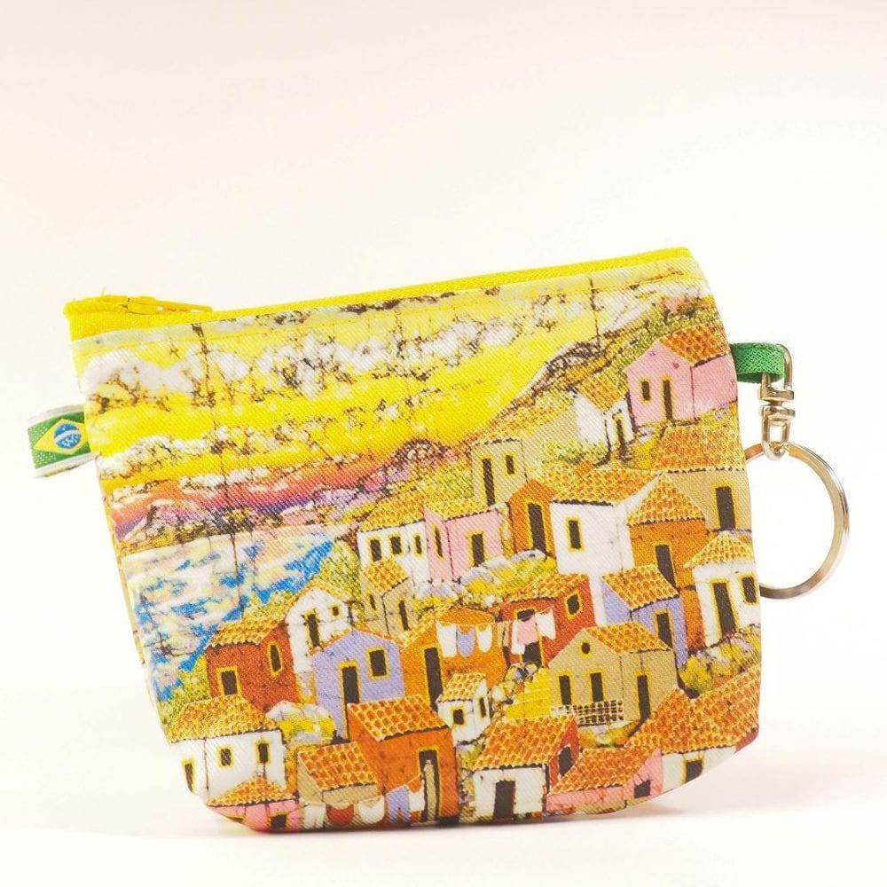 Porta Níquel Em Tecido 12 X 9,5 Cm Batik Mendes Diversas
