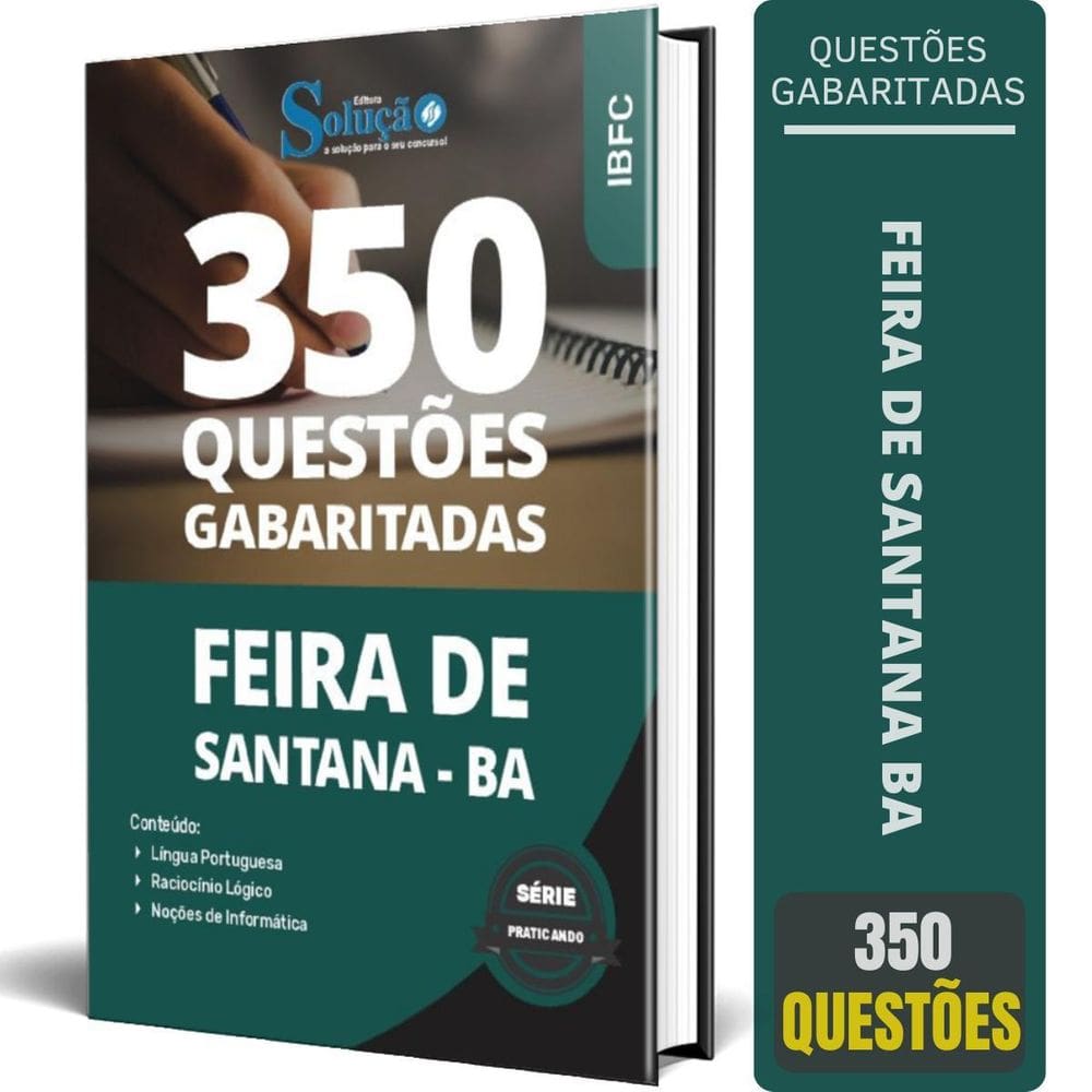 Caderno Questões Prefeitura Feira Santana Ba Comum Aos