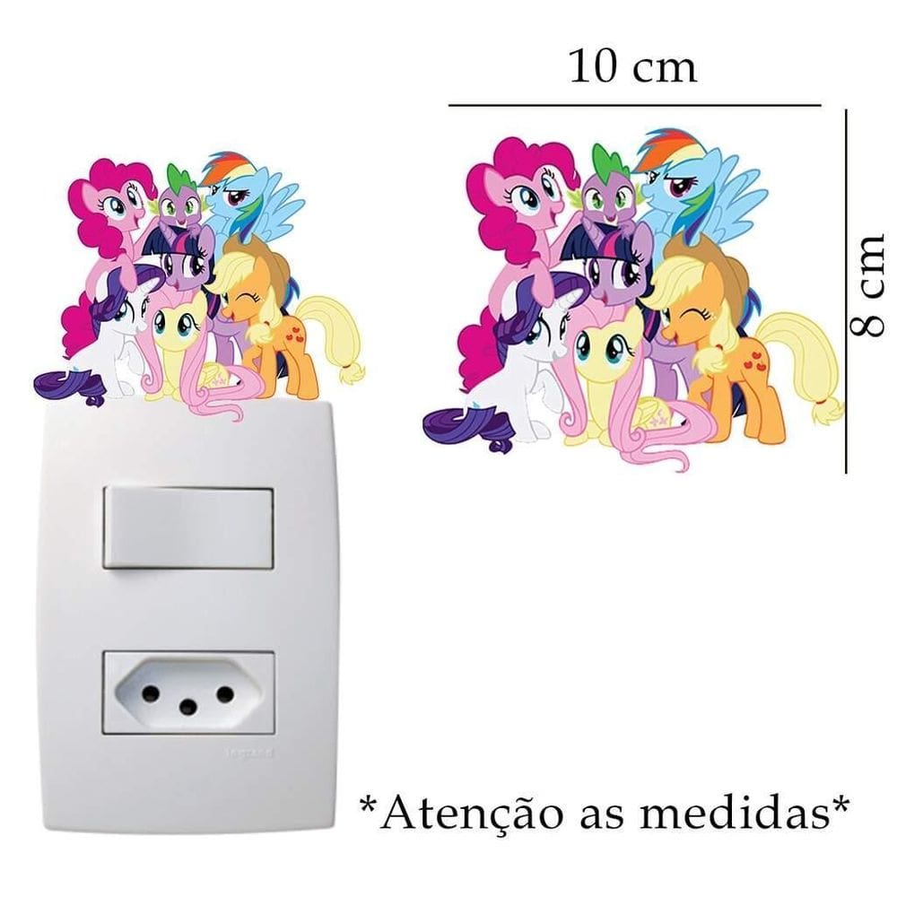 Adesivo De Interruptor My Little Pony Mod 1
