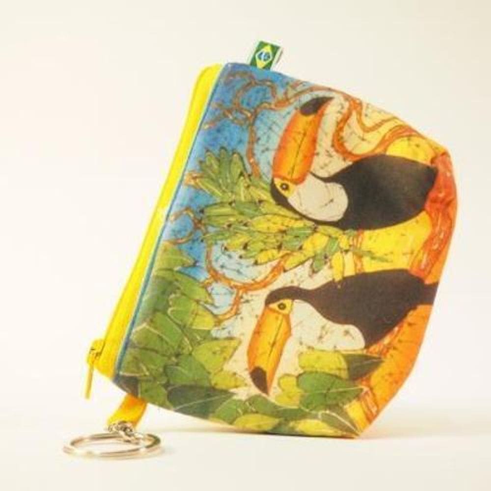 Porta Níquel Em Tecido 12 X 9,5 Cm Batik Mendes Diversas