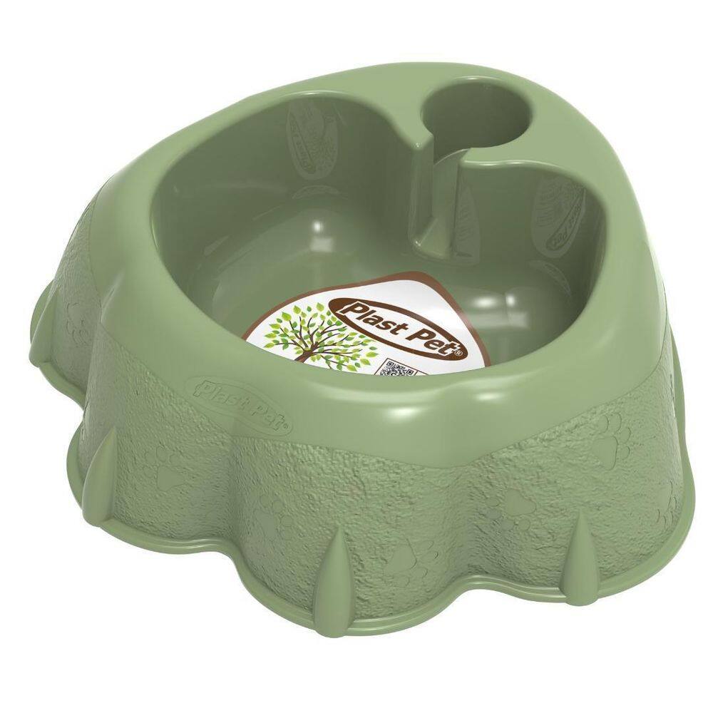 Bebedouro Para Cachorro Gato Pet Fox 700Ml - Verde Oliva