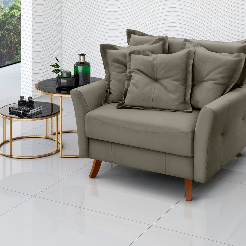 Poltrona para Sala de Estar Love Castor