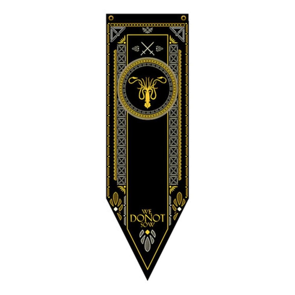 Bandeira Flâmula Com Brasão Casa Greyjoy Game Of Thrones