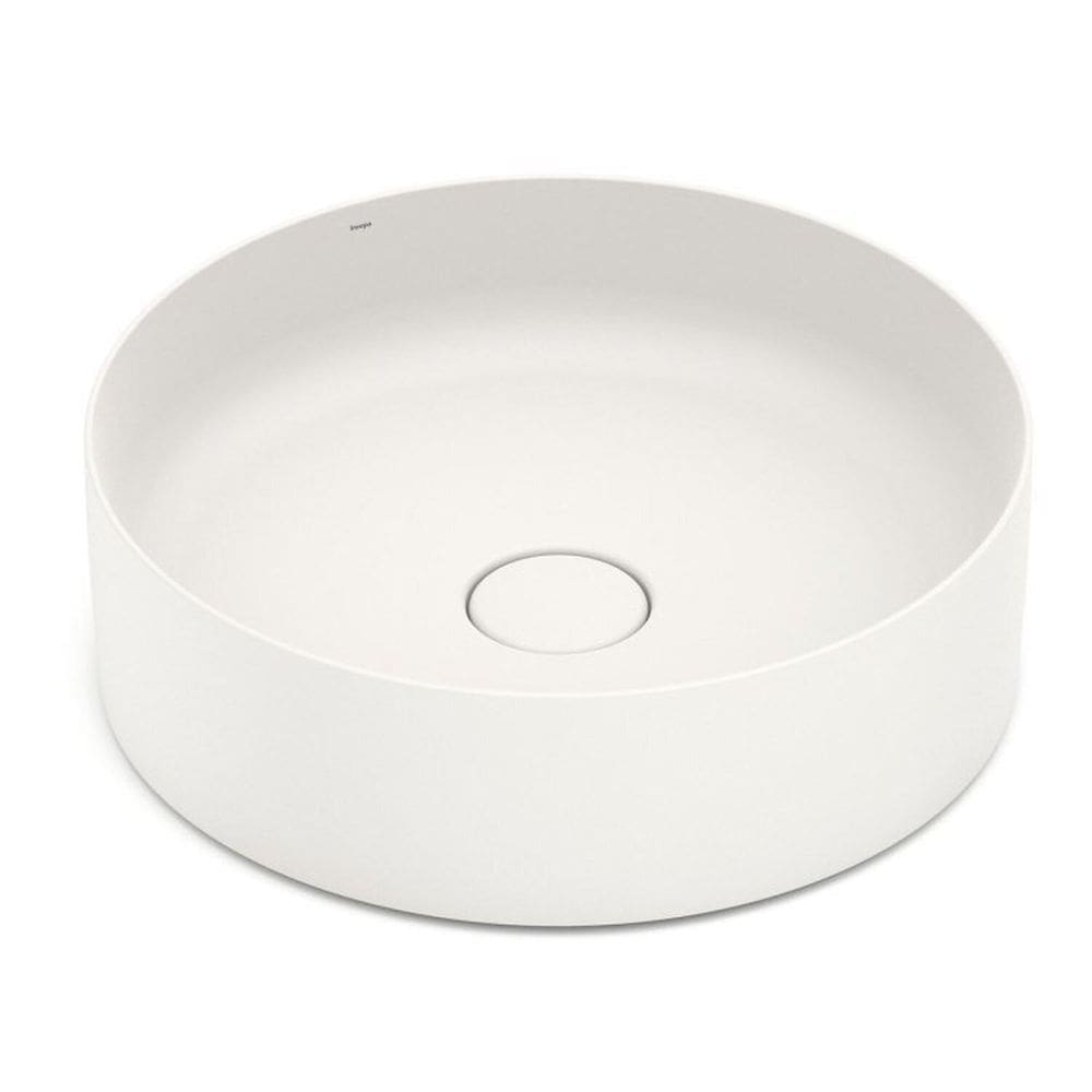 Kit 2 Cubas de Apoio Redonda sem Mesa 390 Platinum P2 Incepa Beige