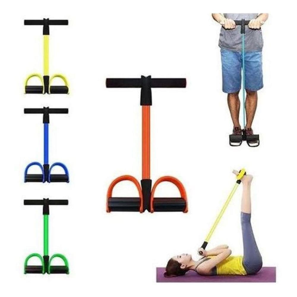 Elástico De Tensão Apoio Nos Pés Exercicios Em Casa