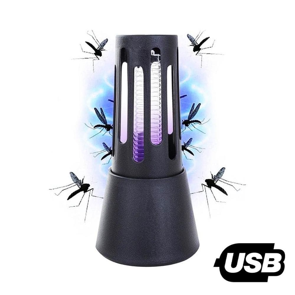 Abajur Armadilha Led Usb Mata Mosquito Pernilongo E Insetos