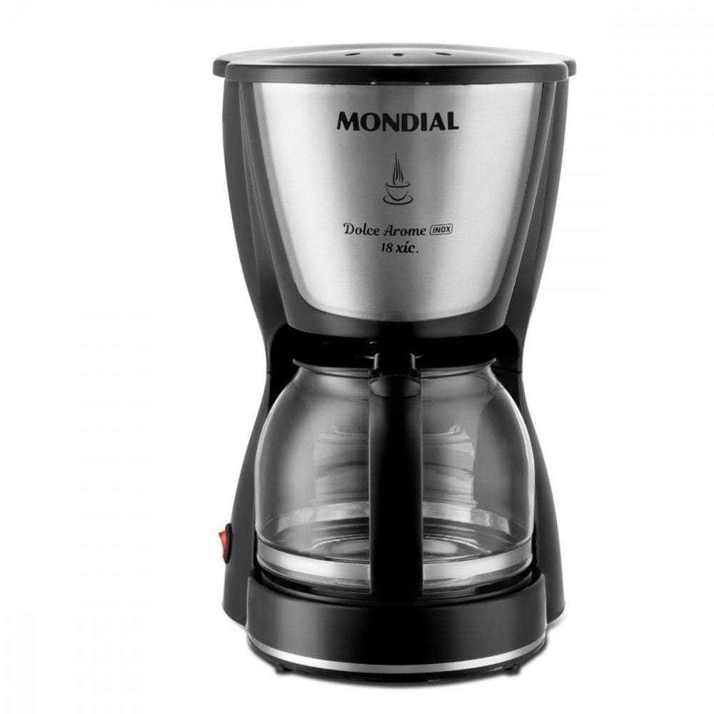Cafeteira Elétrica Mondial Dolce Arome 550w C-30-18x Preto-inox 127V