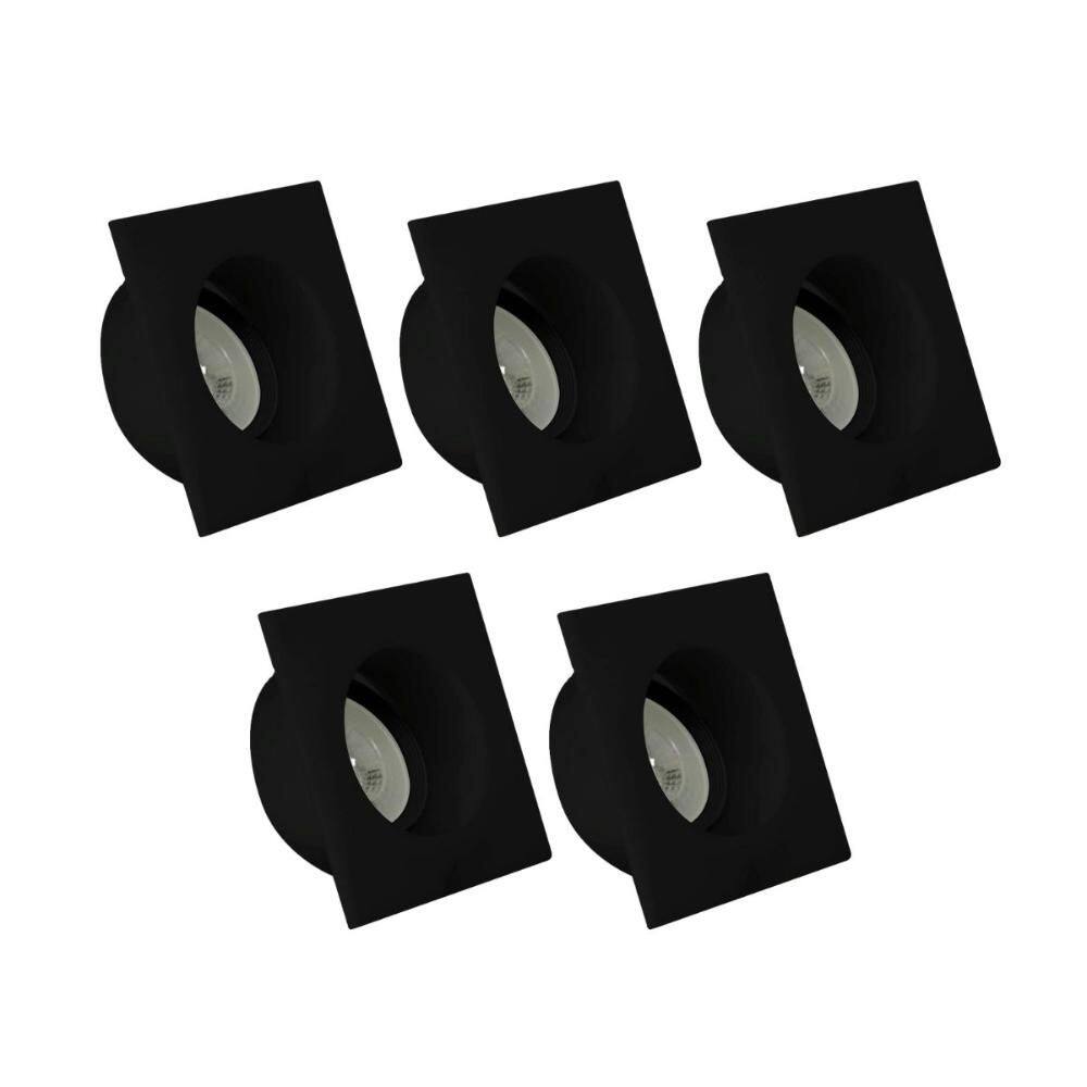 Spot Embutir Avant Confort 5w 6500k Quadrado Pret Fosco 5 Un