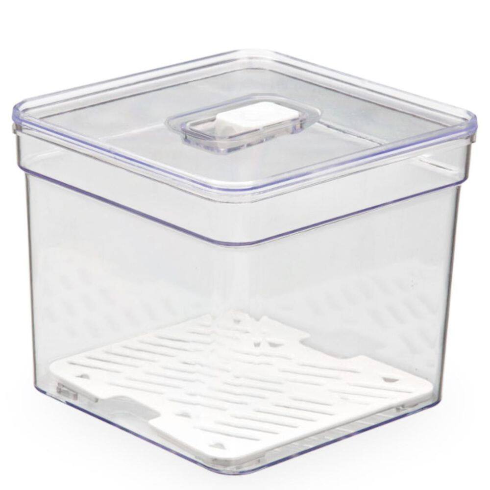 Organizador De Alimentos E Frutas 2,8 Litros 14 Cm Com Tela