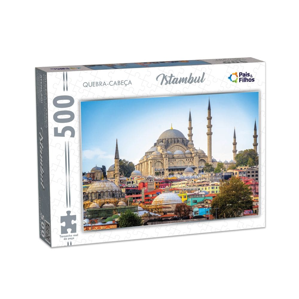 Quebra Cabeça 500 Peças Istambul Puzzle Pais & Filhos Color