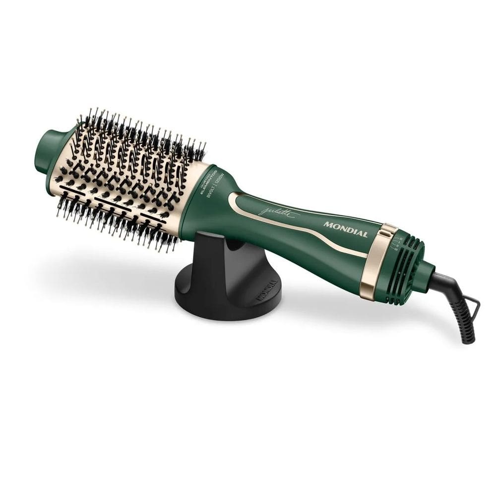 Escova Secadora By Juliette Mondial Verde Oliva 1200W Bivolt - ES-JU-02