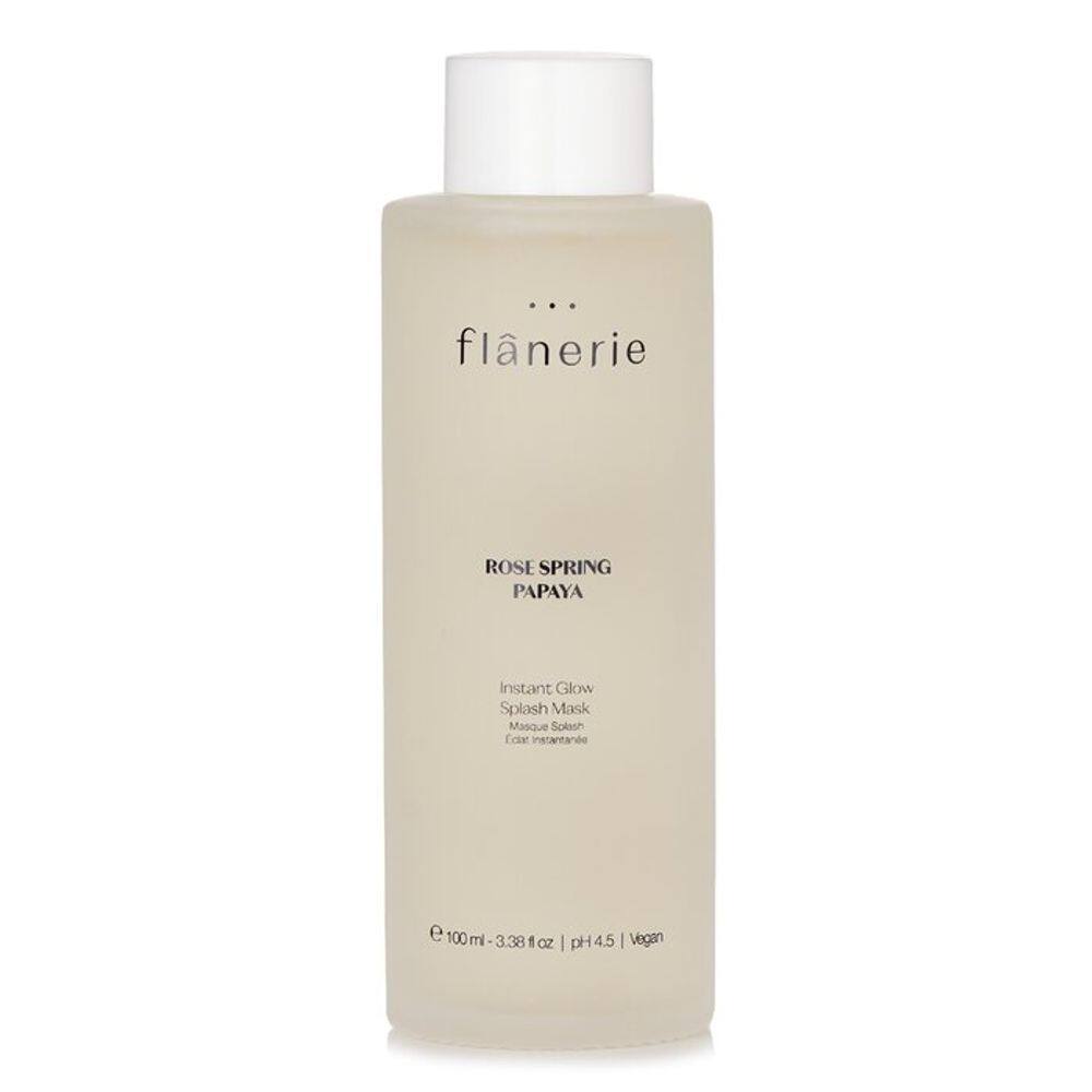 Máscara facial Flanerie Instant Glow Splash Máscara vegana