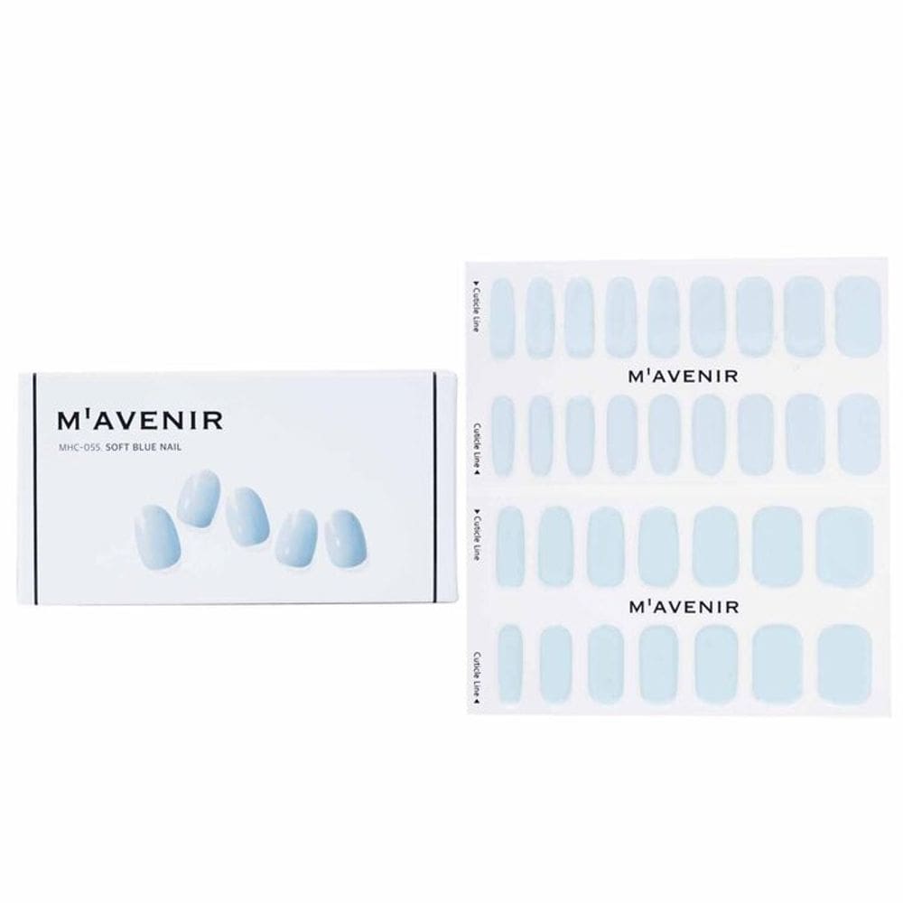 Adesivo de unhas Mavenir Soft Blue Adesivo de arte de unhas com qualidade de salão