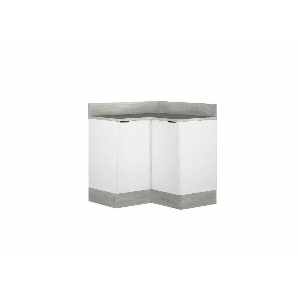 Balcão de Canto Cozinhas Exclusive - 2 Portas - Branco