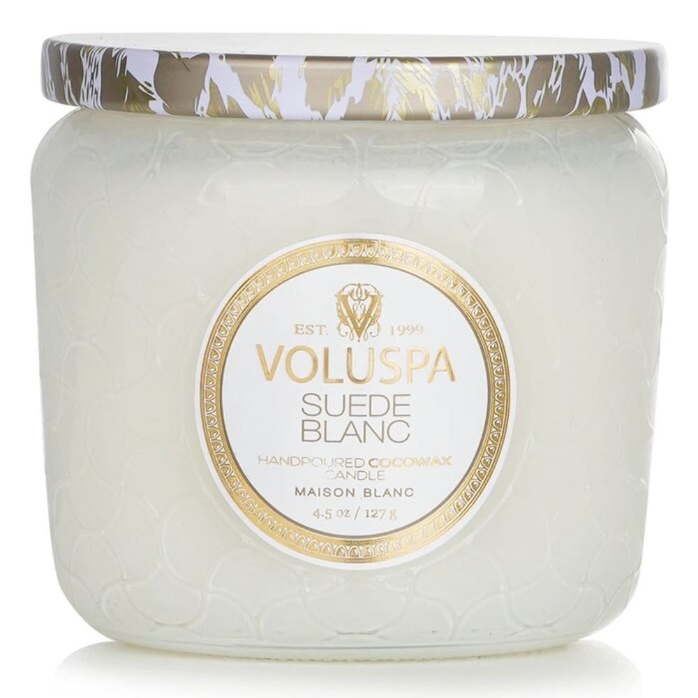 Vela Voluspa Suede Blanc 35h Burn Time Cera de Coco