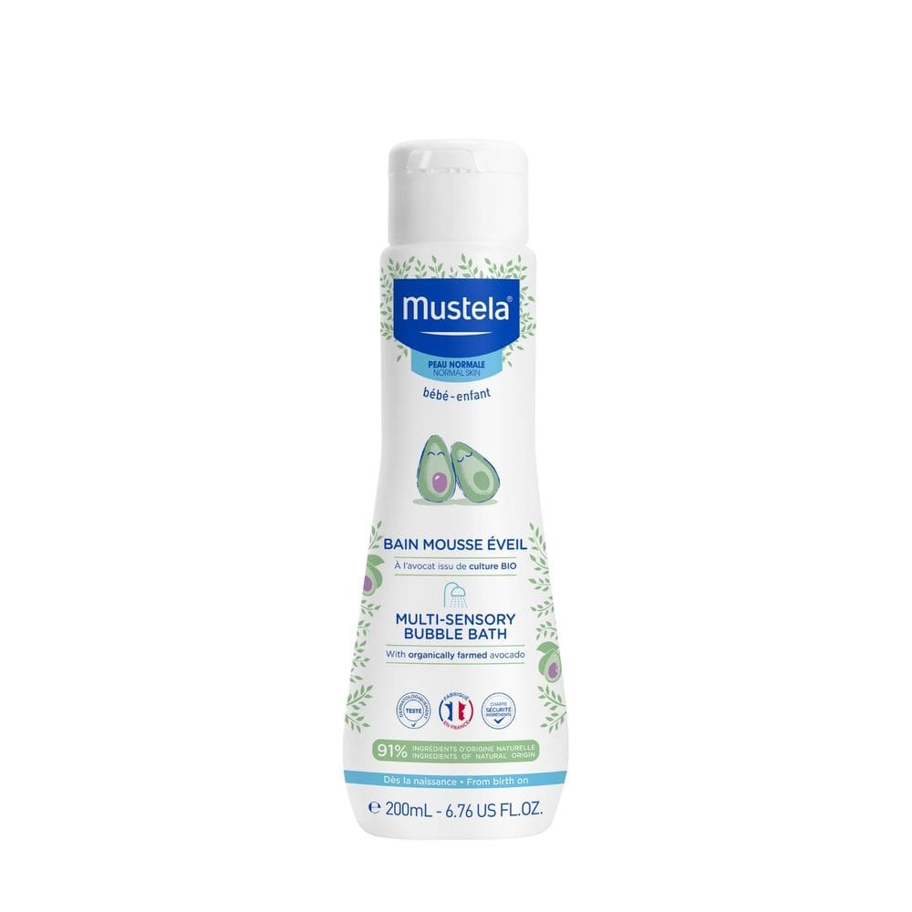 Banho de espuma Mustela Baby multissensorial com abacate 200mL