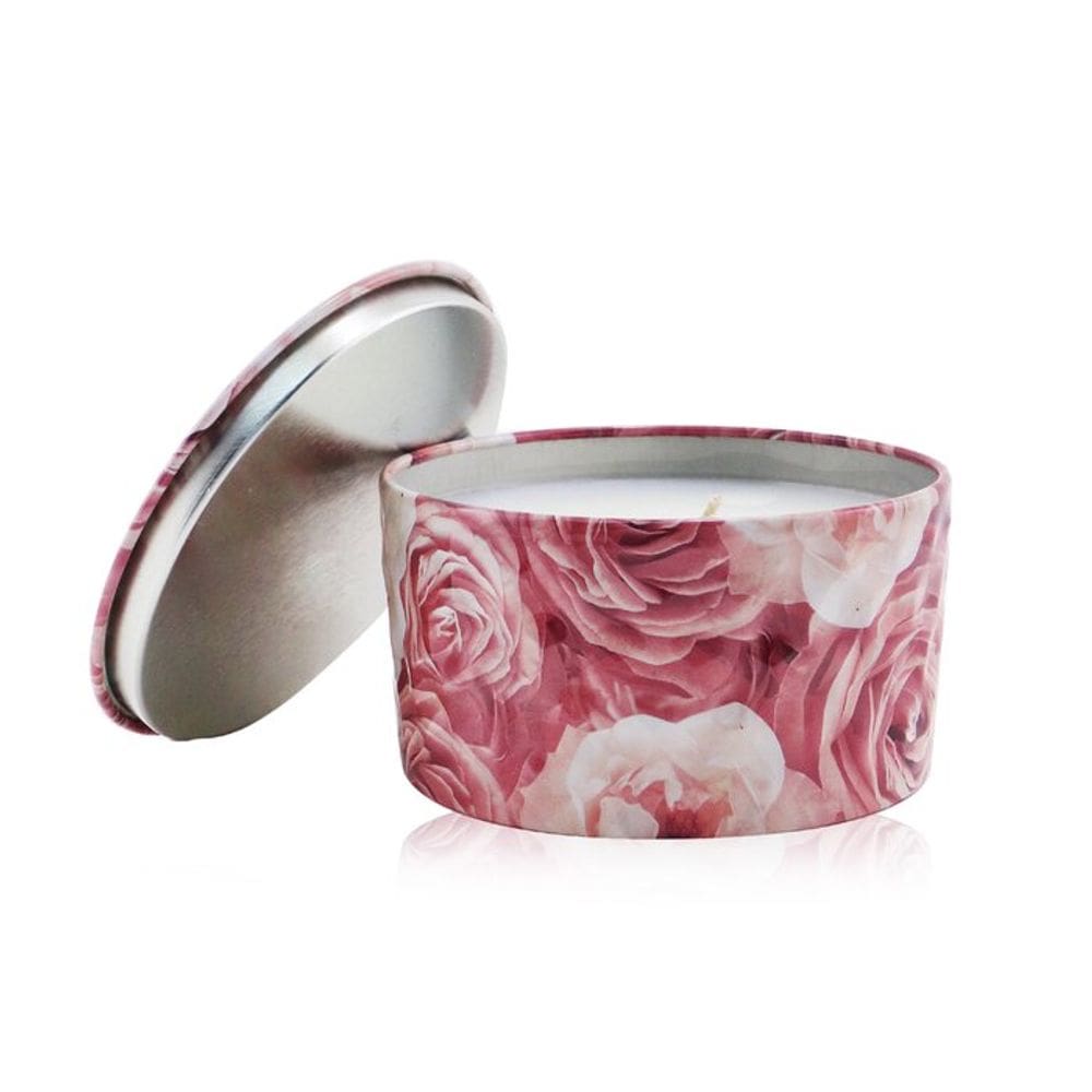 Vela Voluspa 2 Wick Tin Rose Otto Scent 25h de tempo de queima