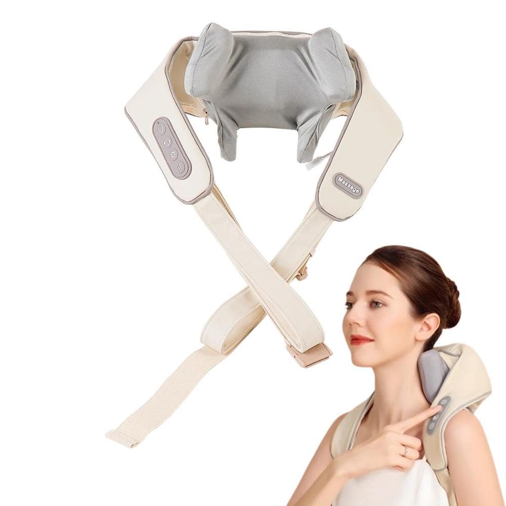 Colete Massageador Recarregável Com Carregamento Usb