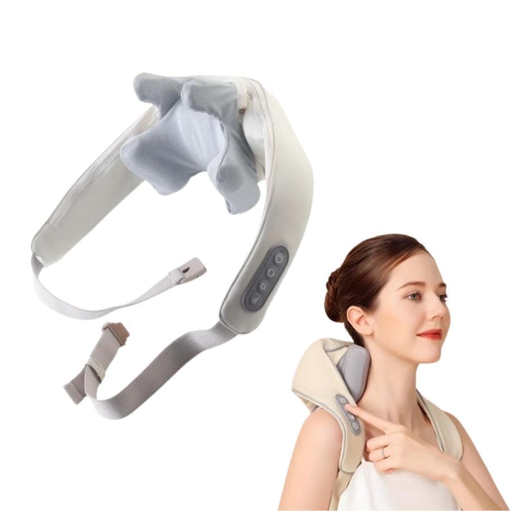 Massageador Shiatsu Usb Para Costas E Ombros