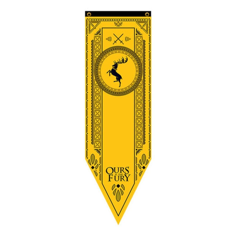 Bandeira Flâmula Com Brasão Casa Baratheon Game Of Thrones
