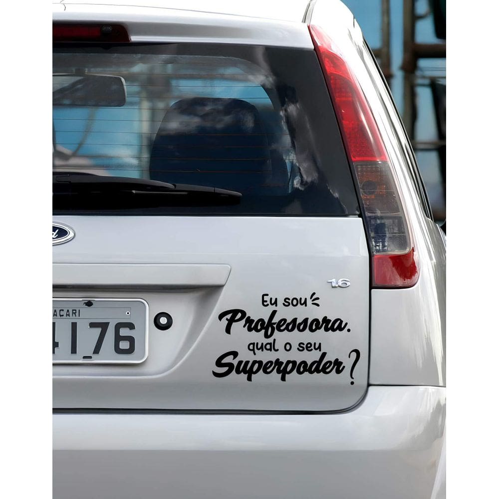 Adesivo Para Carro Profissão - Professora
