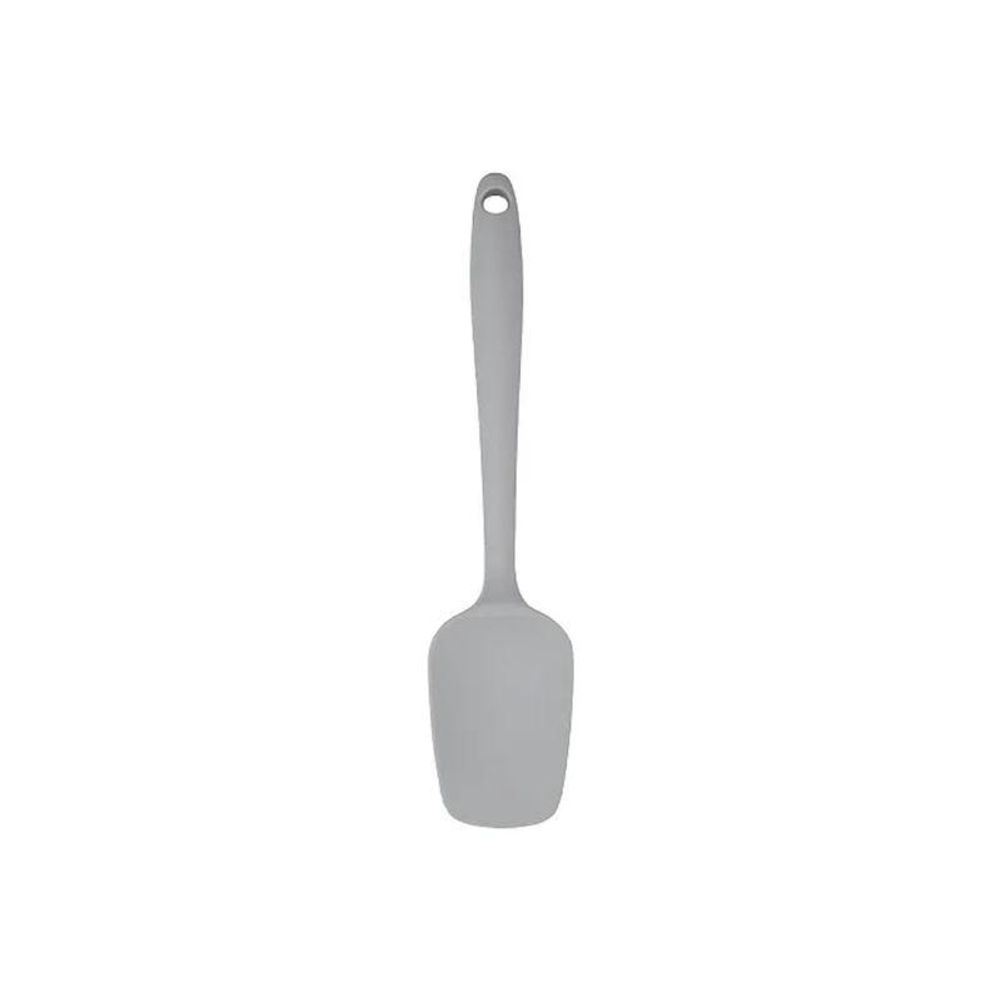 Espátula Colher De Silicone Cinza Mimo Sn23408