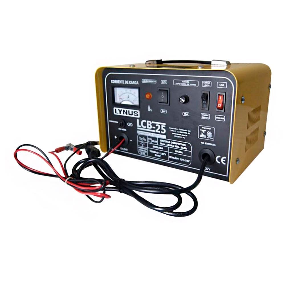 Carregado de Baterias Portatil 240/360 W 127 V - Lynus LCB-25