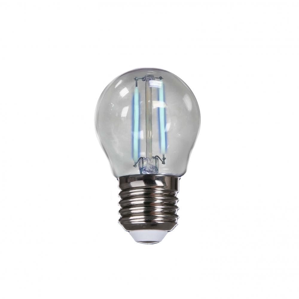 Lampada Filamento LED Bolinha 2W Luz Azul Base E27 Bivolt Avant