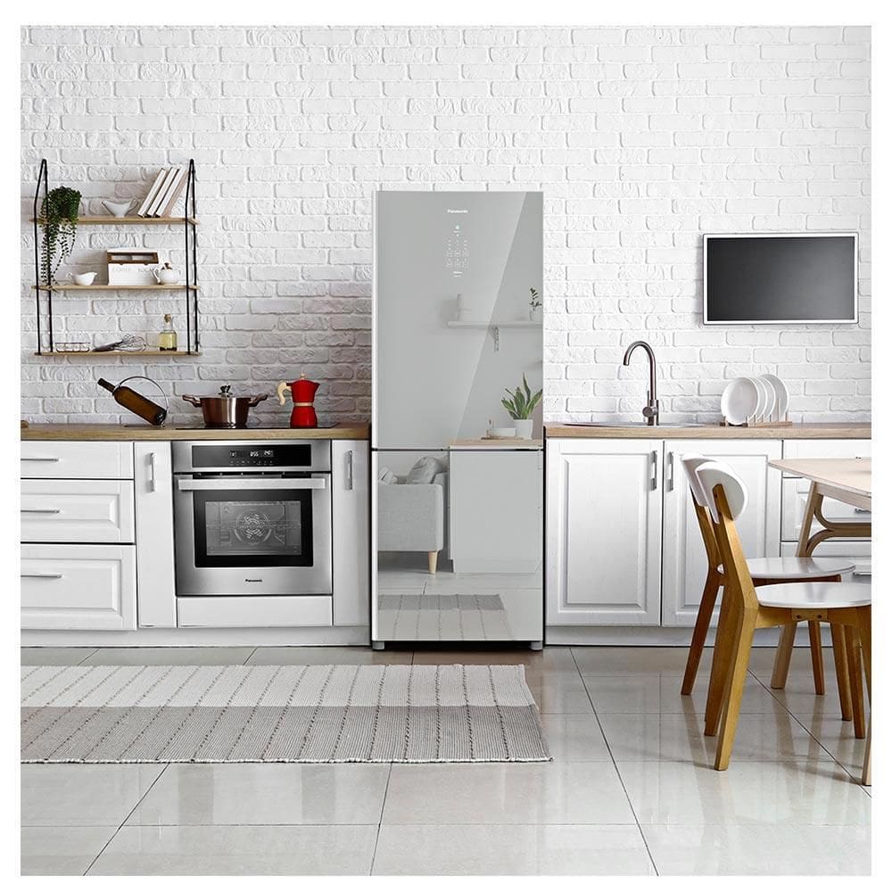 Refrigerador Espelhado Panasonic Frost Free 425L | Extra