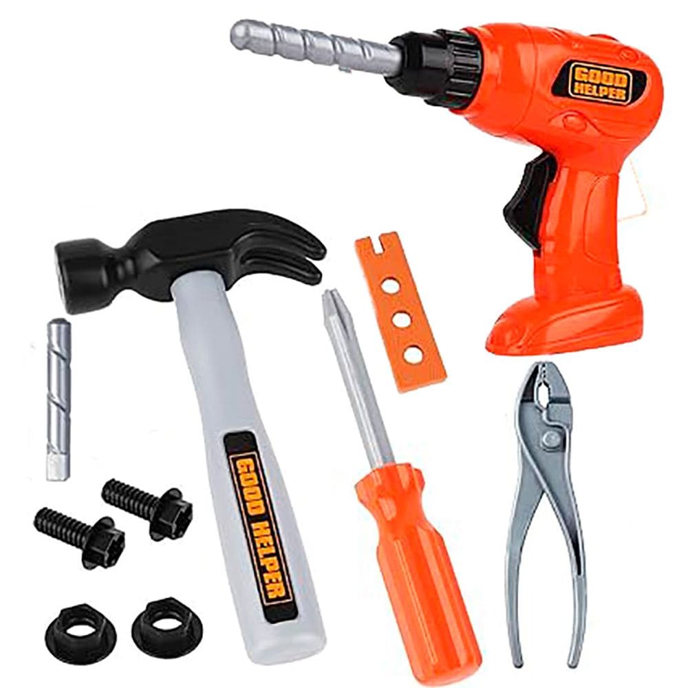 Kit Ferramentas de Brinquedo 10 pçs 3288-D7 - Dorémi