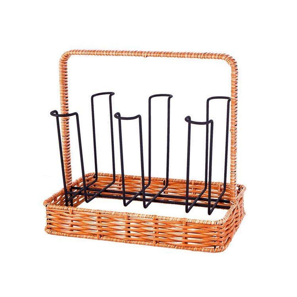 Suporte Para 6 Copos Mimo Rattan Yk23389